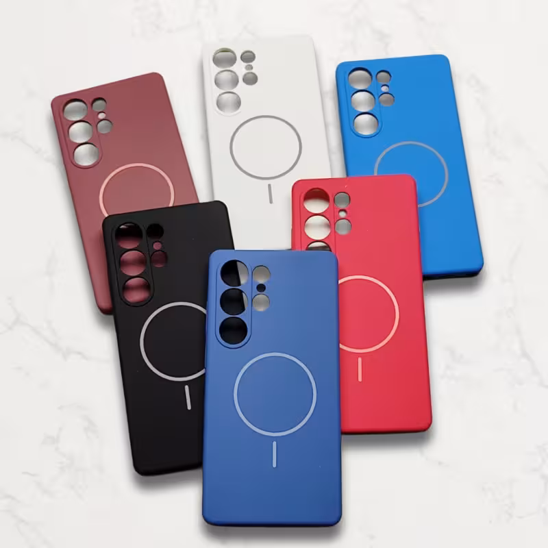 قاب سیلیکونی اورجینال طرح مگسیف سامسونگ S25 Ultra