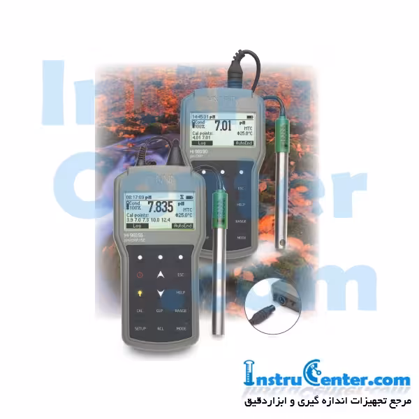 دستگاه PH متر (اسید سنج) حرفه ای ساخت کمپانی هانا مدل HI 98190
