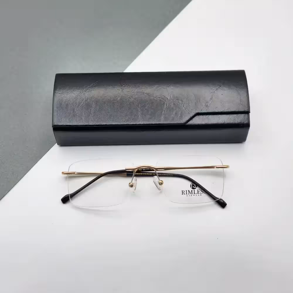 عینک طبی بدون فریم ریملس مدل 004c2