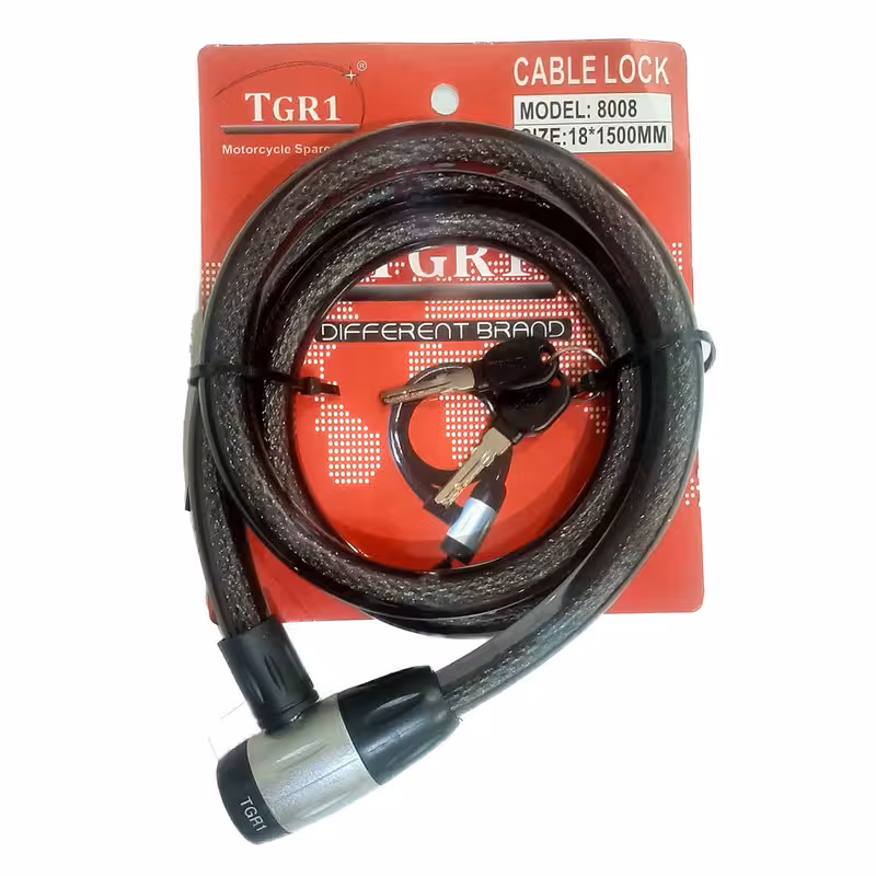 قفل موتور سیکلت تی جی ار مدل 8008 | کالا مکس