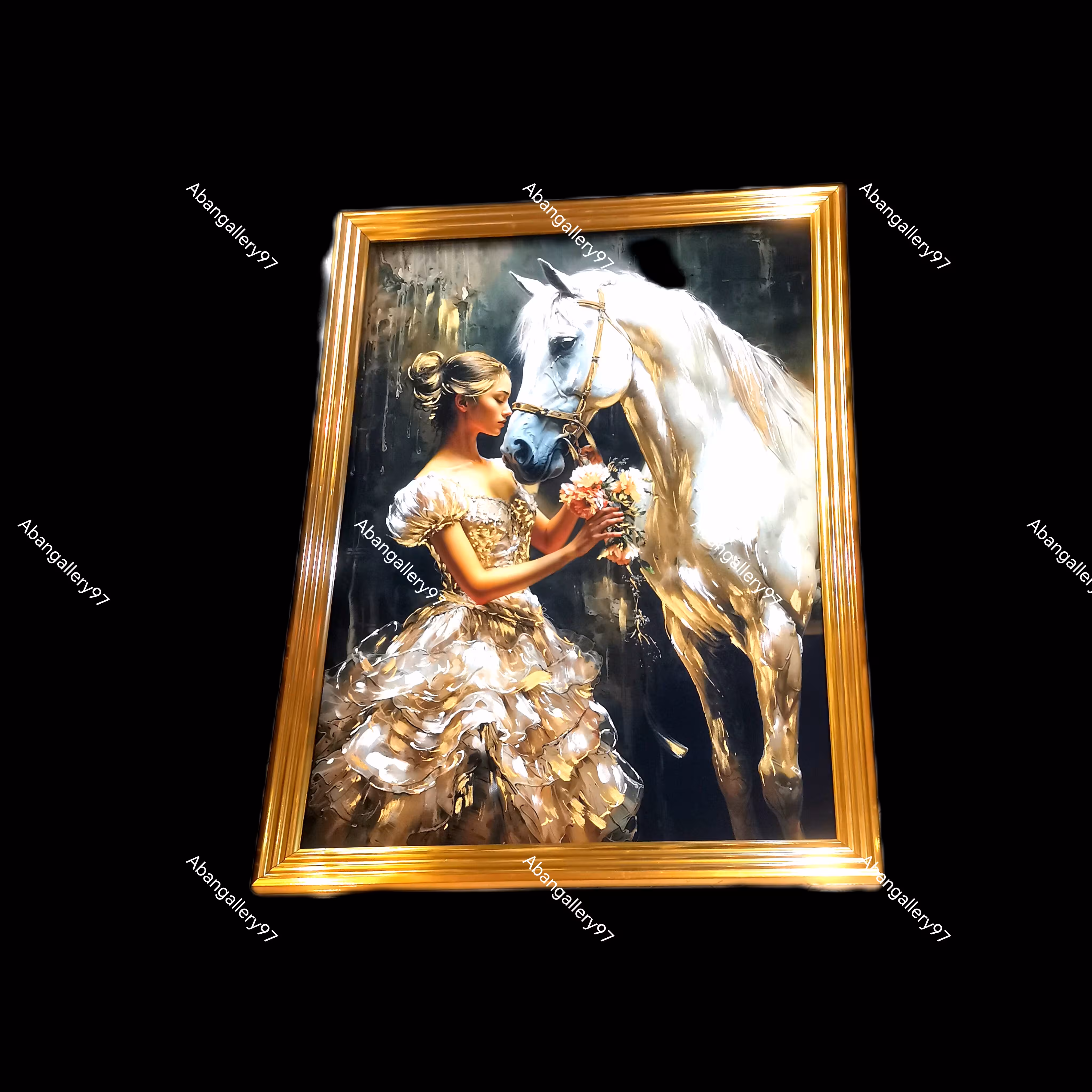 تابلو نقاشی مخمل 100*70