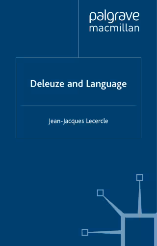 خرید و دانلود نسخه کامل کتاب Deleuze and Language