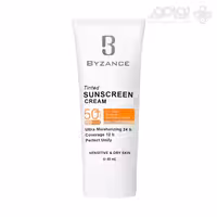کرم ضد آفتاب رنگی بیزانس SPF50 شماره 30 رنگ بژ طلایی حجم 40 میل