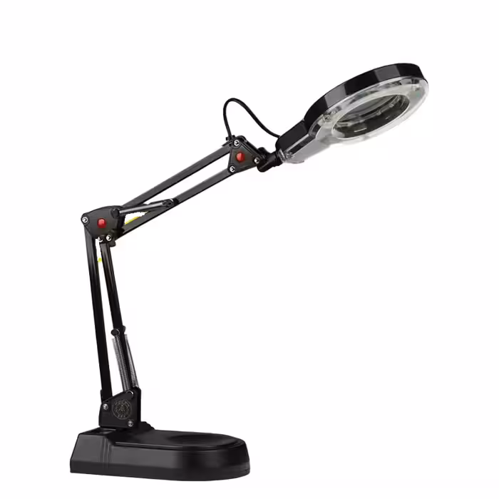 چراغ مهندسی رو میزی ذره بین دار 211