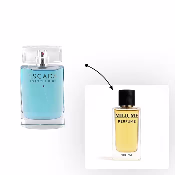 اسانس عطر Escada Into the Blue برند sfa - کد 2021 - اسکادا اینتو د بلو 100ML - میلیوم پرفیوم