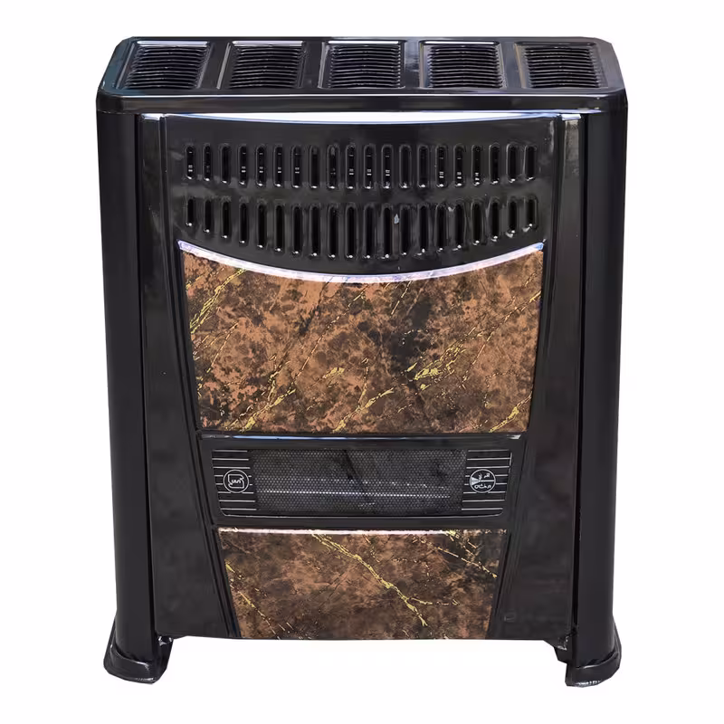 بخاری گازی آذر درخشان مدل T90 طرح رعد | چاوه