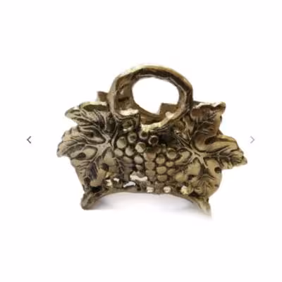 جادستمالی برنجی طرح انگور