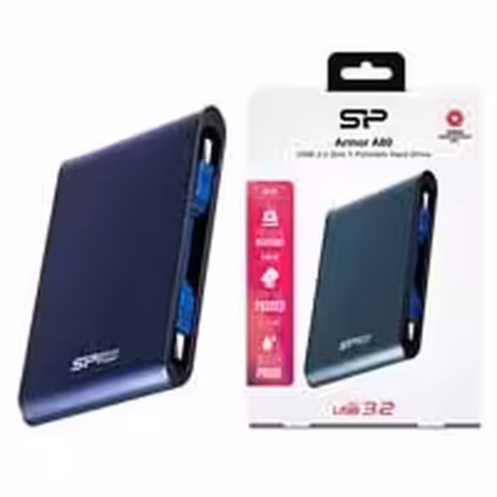 هارد  EXT Silicon Power A80 2TB USB3.2 2.5 BLUE-متین