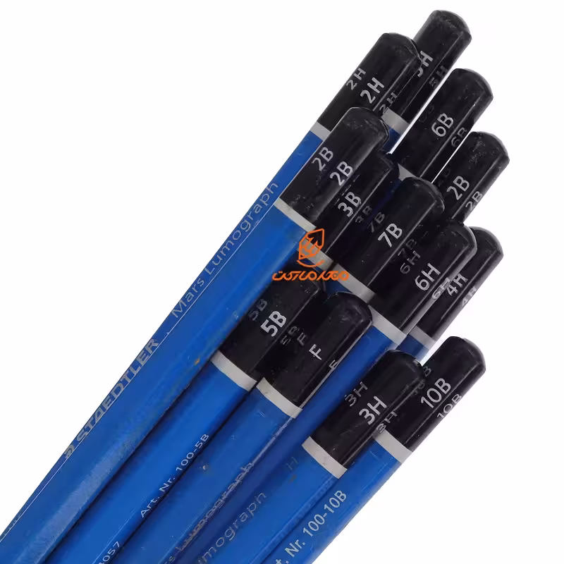 مداد طراحی مارس لوموگراف بدنه آبی استدلر