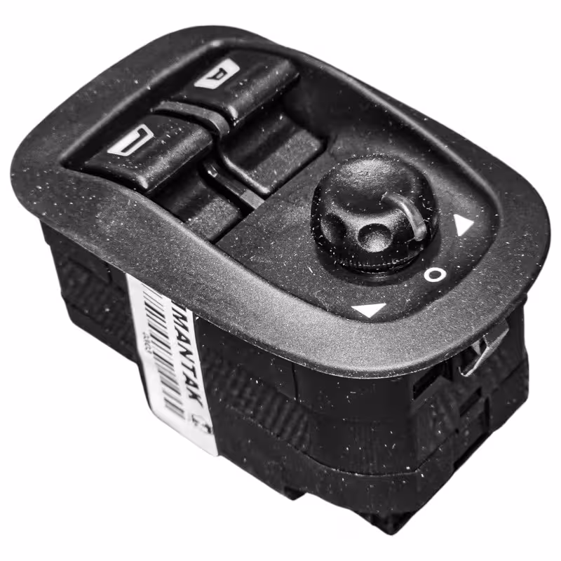 کلید شیشه بالابر جلو ایمن تک پیشرو مدل 2 سوکت مناسب برای پژو 206 تیپ 5 | کالا مکس