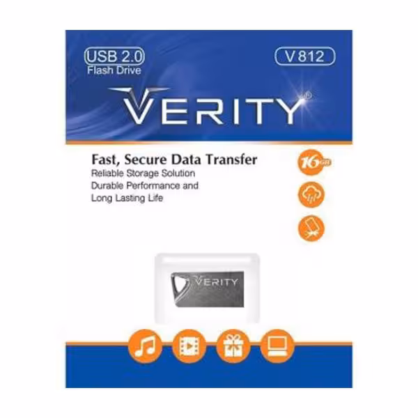 فلش مموری وریتی مدل V812 ظرفیت 16 گیگابایت