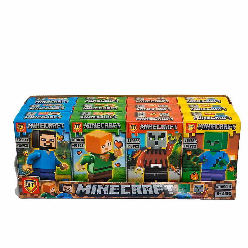 لگو آدمک ماینکرافت برند BT 🧙‍♂️🧱 4in1