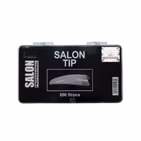 تیپ کاشت ناخن 200 عددی شیری سالن Salon اورجینال