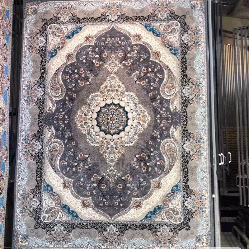 فرش ماشینی کاشان 700شانه ورژن سایز12متری(ارسال رایگان)