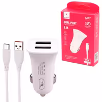 شارژر فندکی با کابل Type c 15w  Dolphin SZ09T