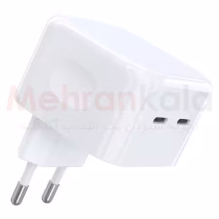 شارژر 50 وات اپل مدل Dual USB-C Port – EU