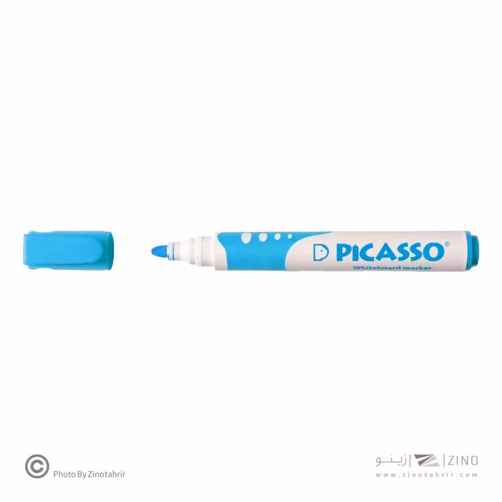 ماژیک وایت برد گرد آبی روشن پیکاسو