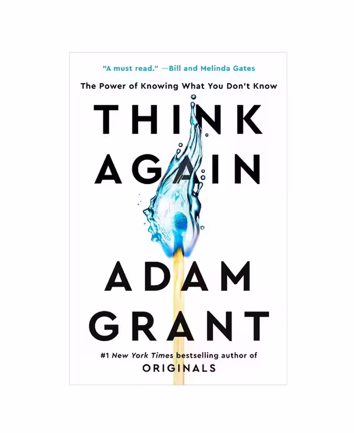 رمان انگلیسی Think Again اثر Adam Grant