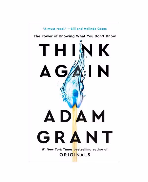 رمان انگلیسی Think Again اثر Adam Grant