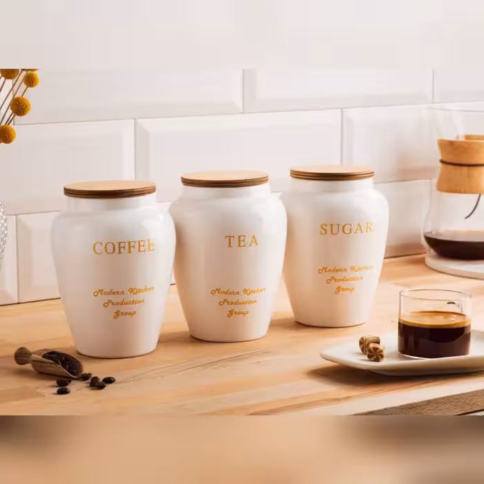 بانکه سرامیکی خمره ای (3 عددی)