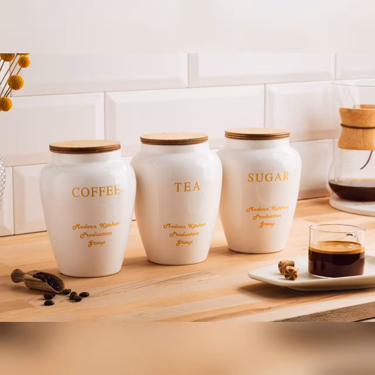 بانکه سرامیکی خمره ای (3 عددی)