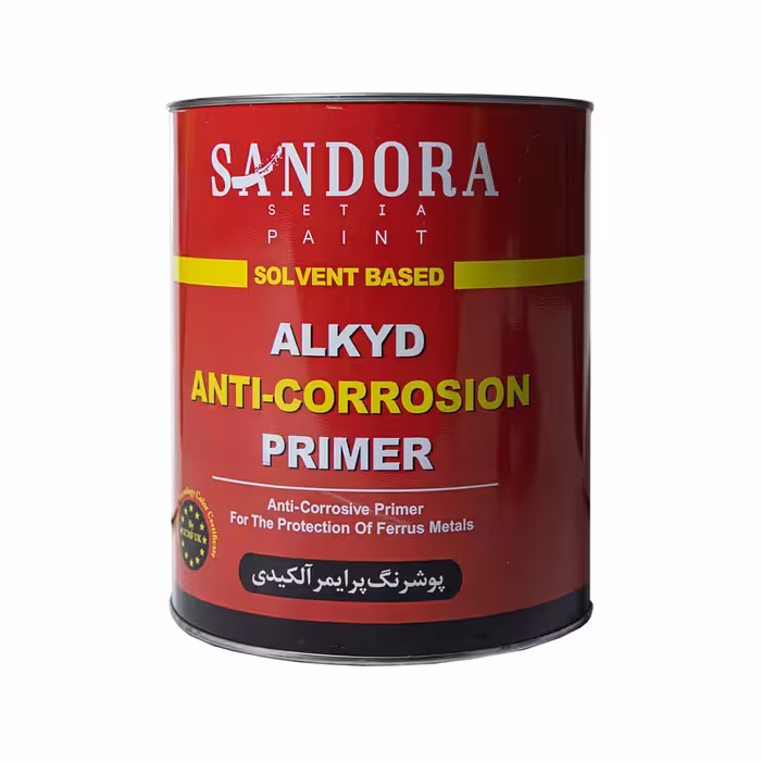 پوشرنگ پرایمر آلکیدی ساندورا کد 725 حجم 3.785 لیتری