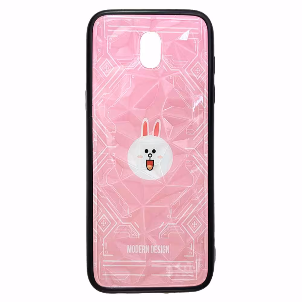 قاب الماسی سه بعدی دخترانه طرح دار مناسب برای Samsung J5 Pro / J530