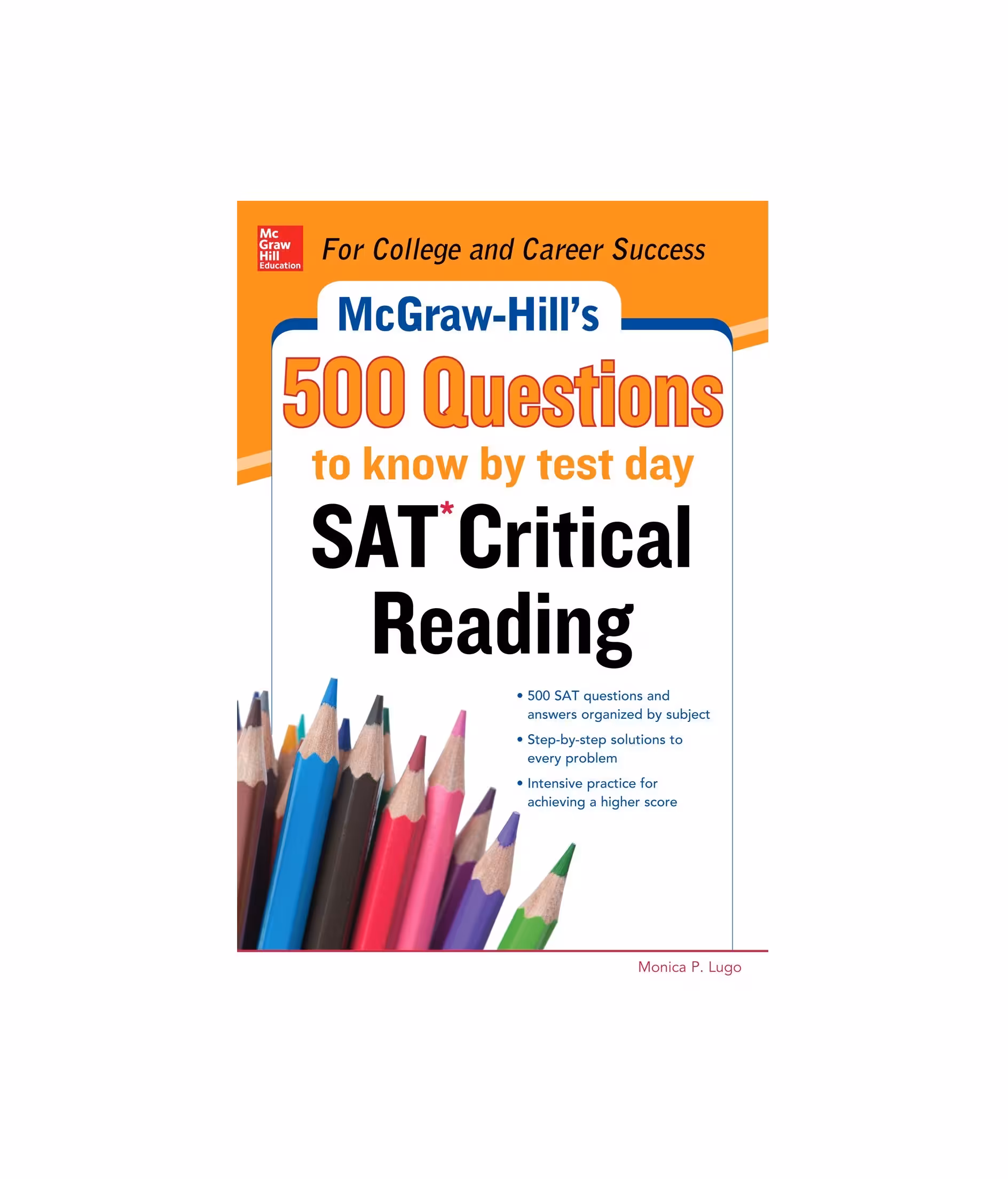 کتاب McGraw Hills 500 SAT Critical Reading Questions to Know by Test Day اس ای تی کریتیکال ریدینگ کوئسشن