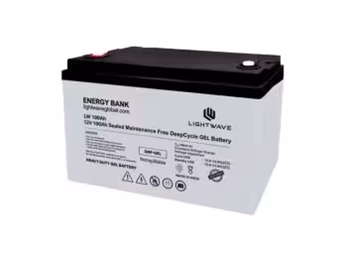 باتری یو پی اس 12 ولت 100 آمپر ساعتی لایت ویو مدل LW12V/100AH