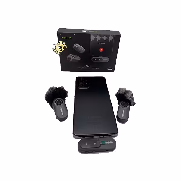 میکروفون موبایلی یقه ای بیسیم tm2