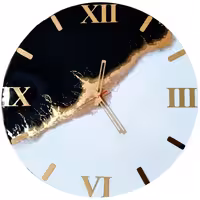 ساعت دیواری رزین جهیزیه عروس قطر40