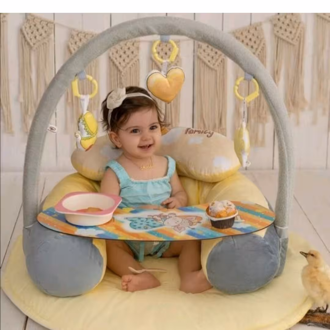 تشک بازی و صندلی غذا خوری مدل تی تی