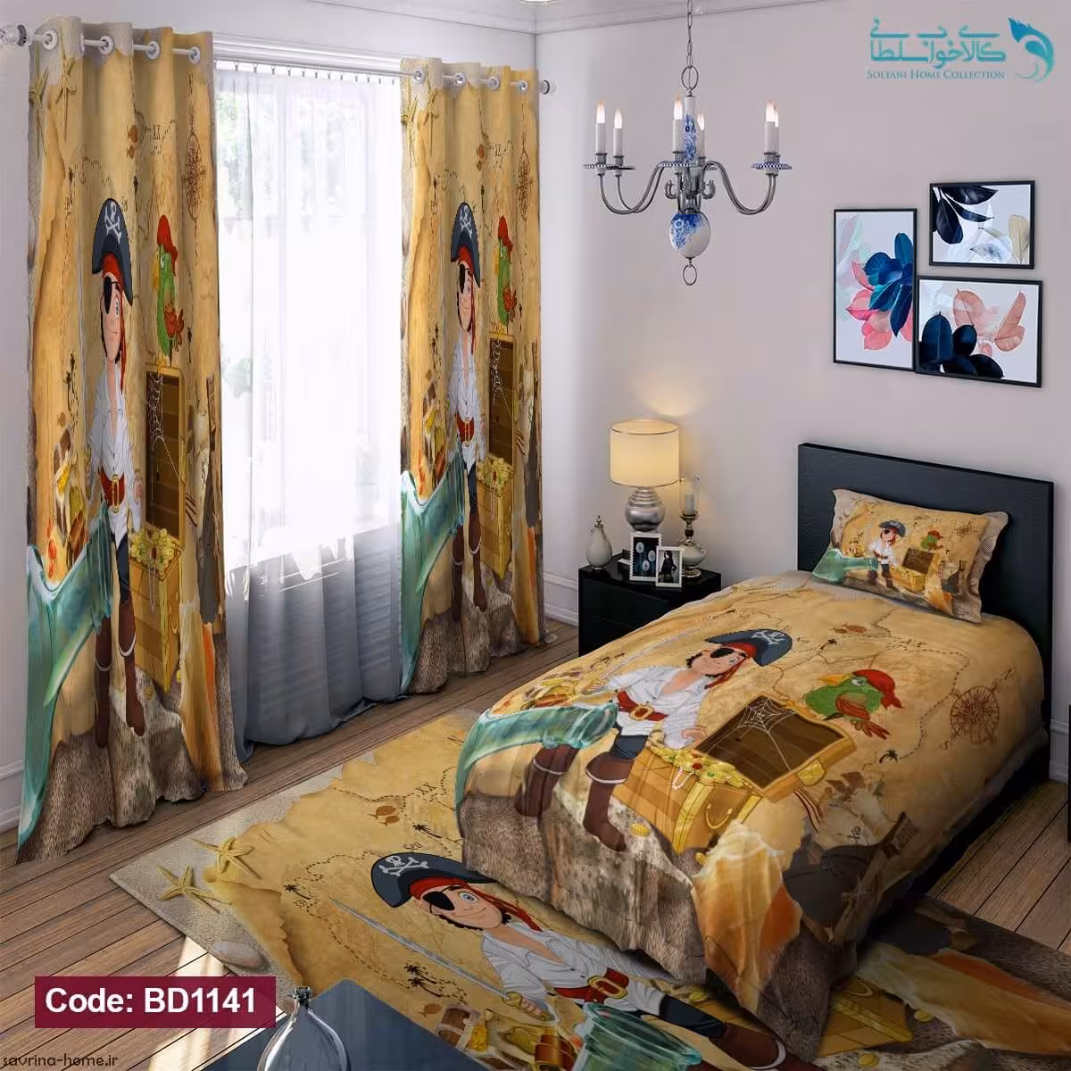 روتختی طرح دزد دریایی یکنفره کد BD1141