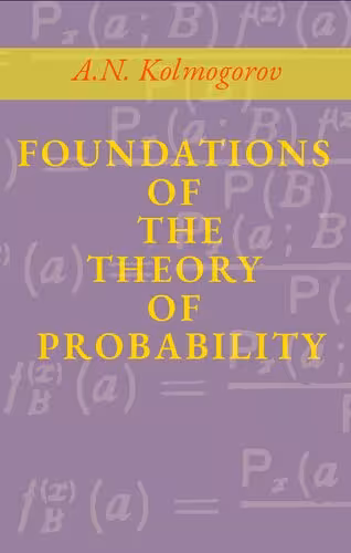 خرید و دانلود نسخه کامل کتاب Foundations of the Theory of Probability
