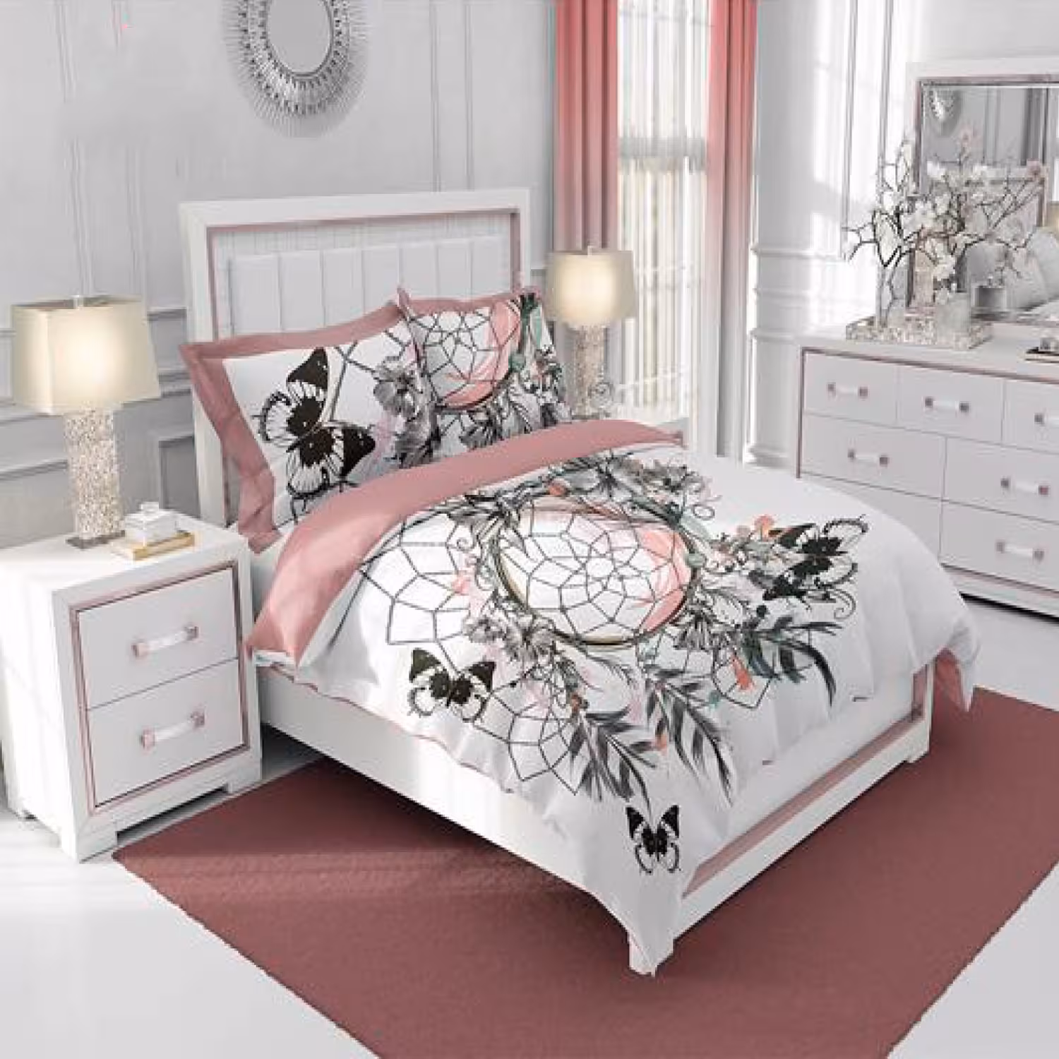 سرویس روتختی سه‌بعدی چیداری مدل 4002