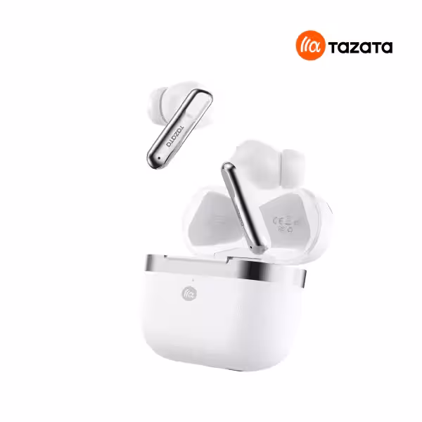 هندزفری بلوتوثی تازاتا P102 PRO White | صدایی بی‌نقص