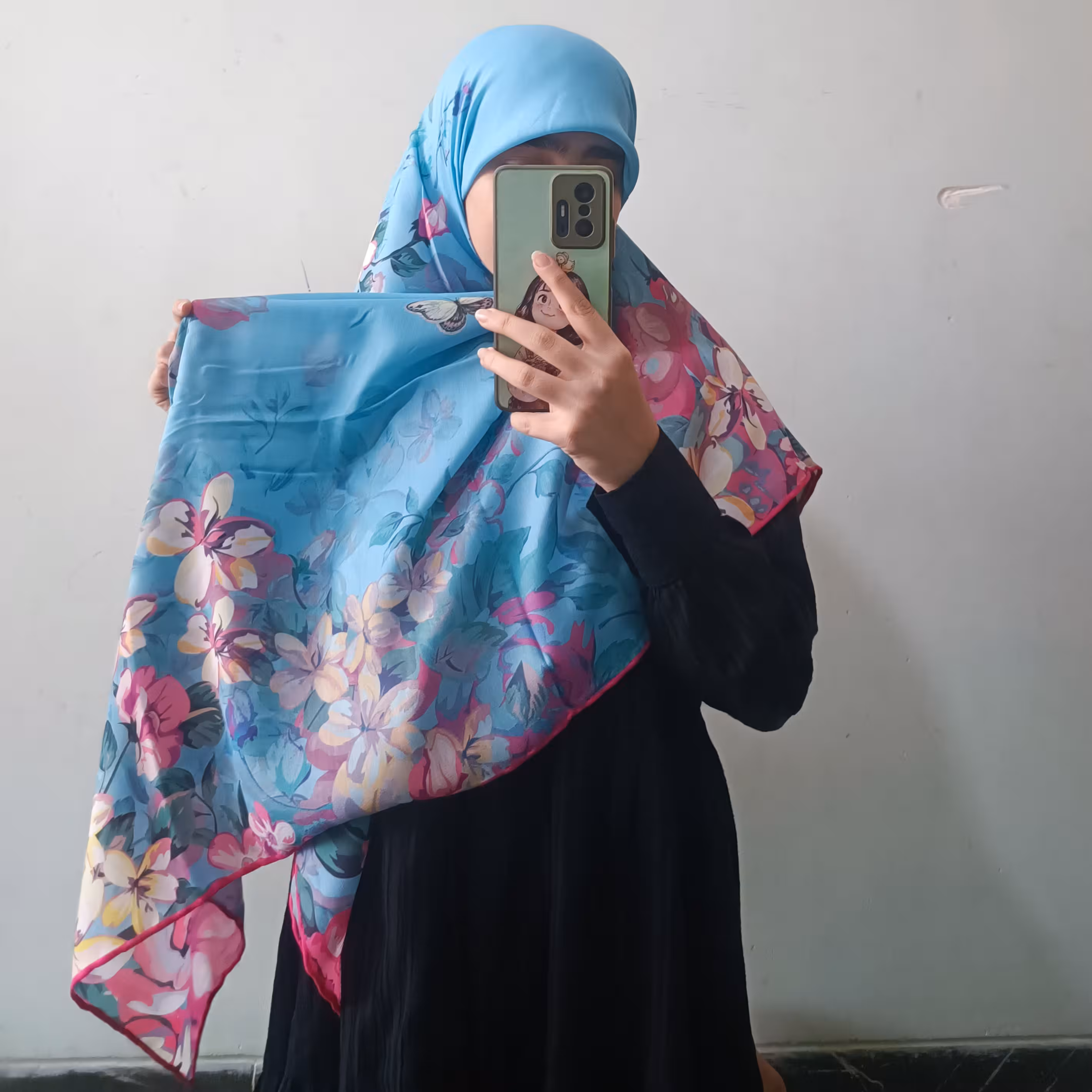روسری کرپ نخ کد 3