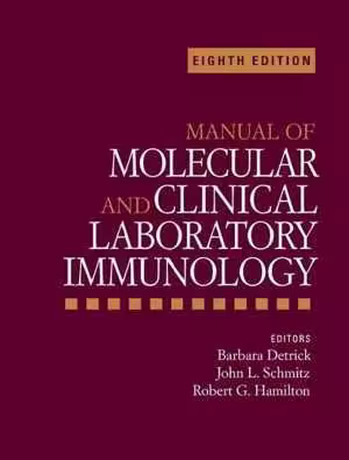 [PDF] دانلود کتاب Manual Of Molecular And Clinical Laboratory Immunology, 8th ed, 2016