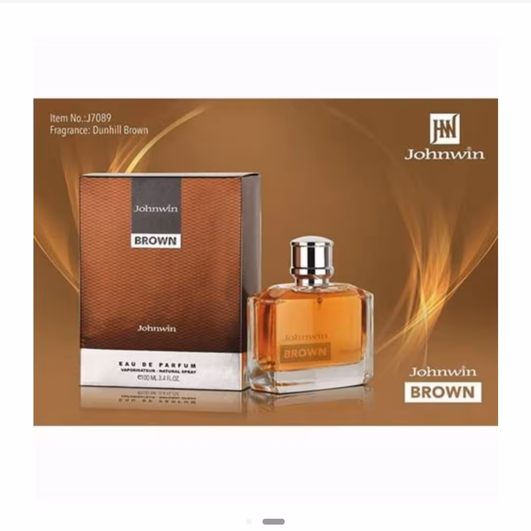 عطر ادکلن مردانه دانهیل قهوه ای جانوین براون (Johnwin Dunhill Brown) حجم 100 میل