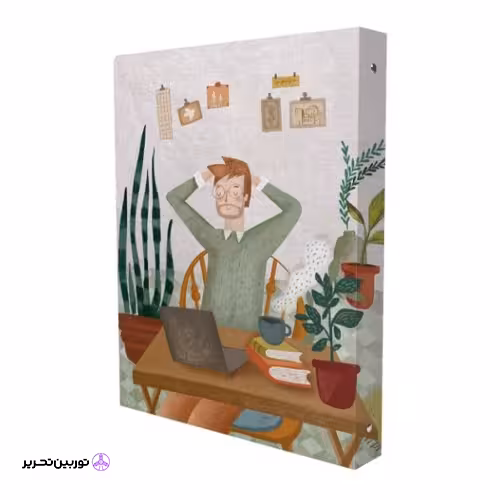 کلاسور 6 حلقه یادداشتی جلد سخت مستر نوت