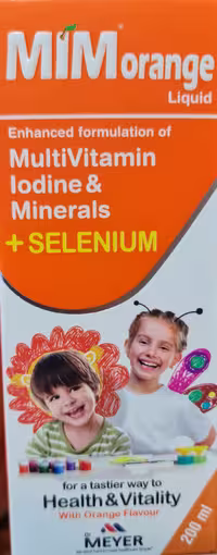 شربت میم پرتقالی 200 میلی لیتر MIM ORANGE LIQ