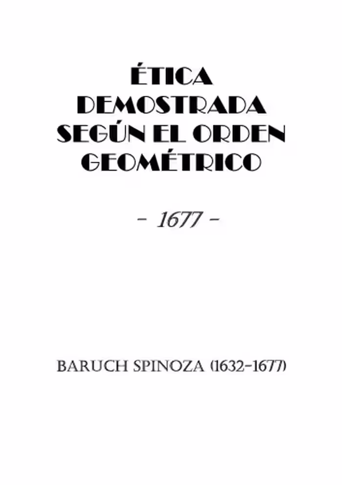 خرید و دانلود نسخه کامل کتاب Etica Demostrada Segun El Orden Geometrico
