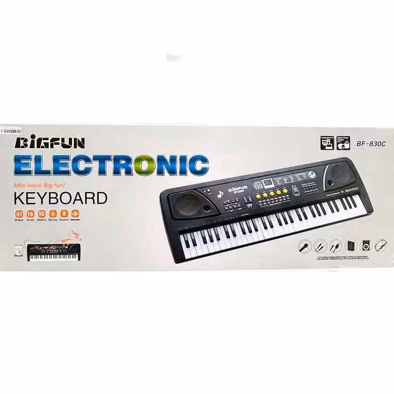 ارگ و کیبورد بیگ فان Bigfun دارای 61 کلید کد 830c1