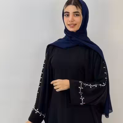 مانتو عبایی سنگدوزی