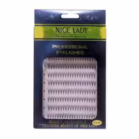 مژه بدون گره نایس لیدی 200 عددی سایز 12