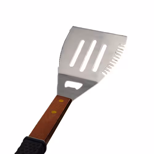 کاردک گریل دسته چوبی بلند