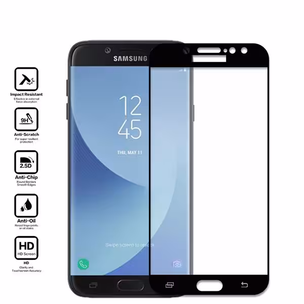 گلس J7 Pro گلس گوشی سامسونگ J730 گلس محافظ صفحه سامسونگ Samsung J7 Pro 2017