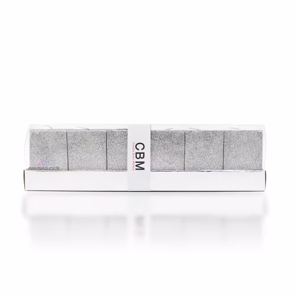 شمع مکعب اکلیلی (6 عدد)