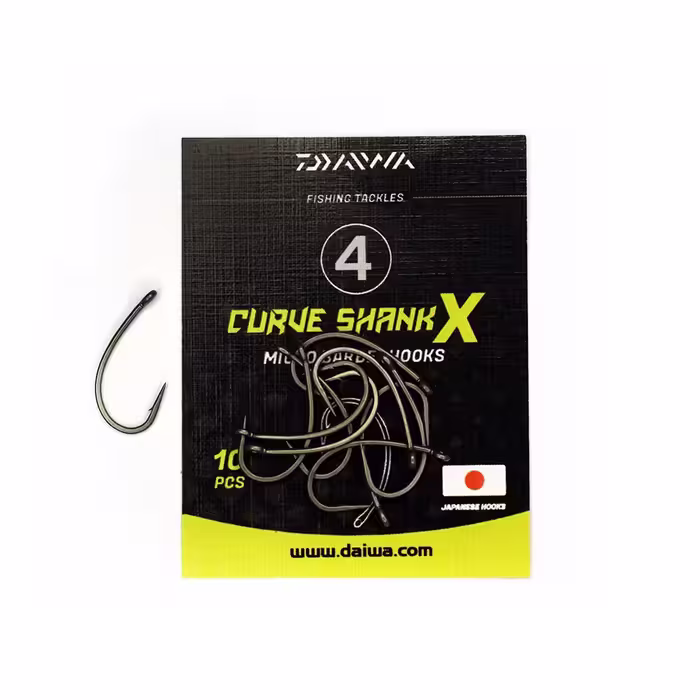 قلاب کروشانک ( CURVE SHANK ) دایوا- سایز 4