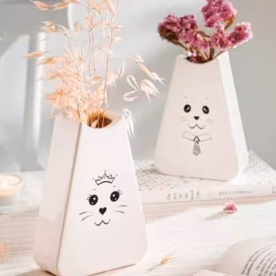 گلدان فانتزی کت